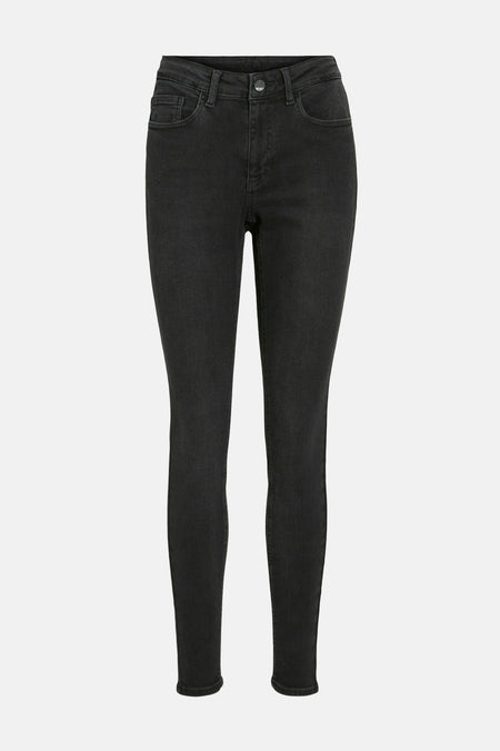 VISARAH RW SKINNY JEANS BLK BUB00-NOOS