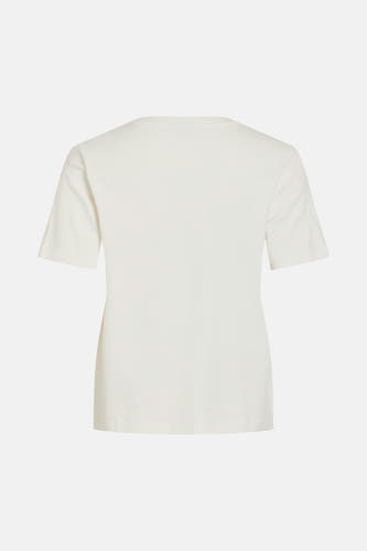 T-shirt blanc à manches courtes de VILA®, design uni.
