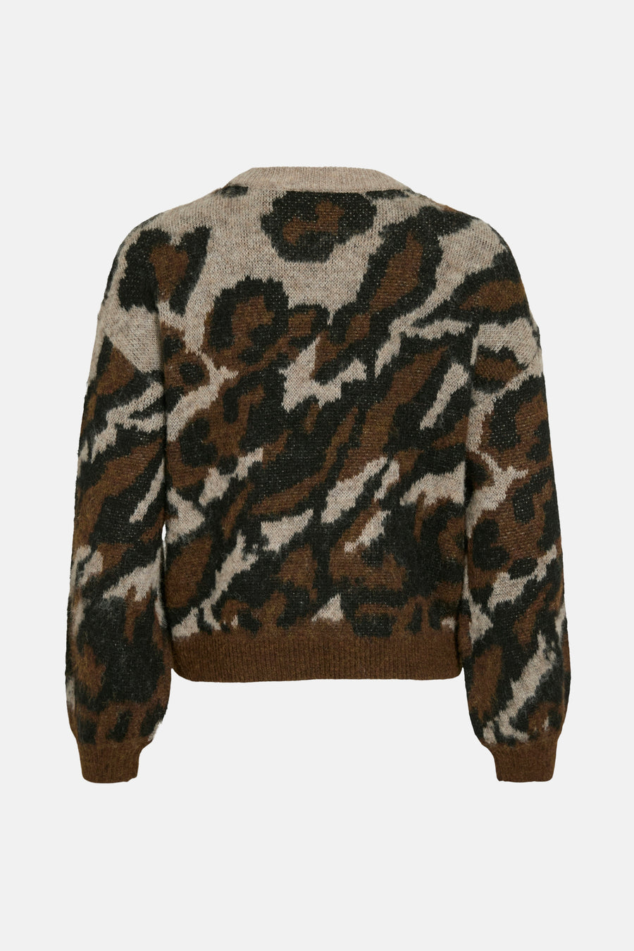 VILOMA O-NECK L/S JACQUARD KNIT TOP - VILA®