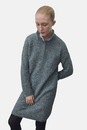 Robe à manches longues - gris - VILA® - 8