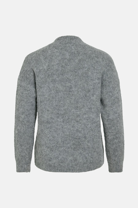 VIBENNU FUNNELNECK L/S KNIT TOP