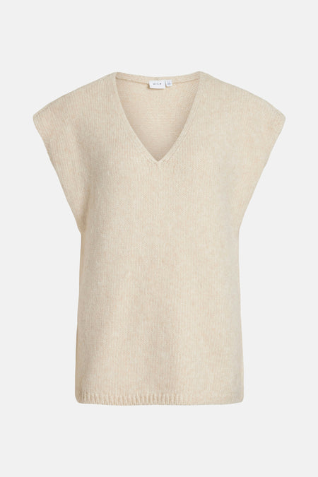 VIVAVE L/S V-NECK KNIT VEST