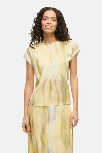 VIELLETTE S/S FULL SATIN TOP - NOOS