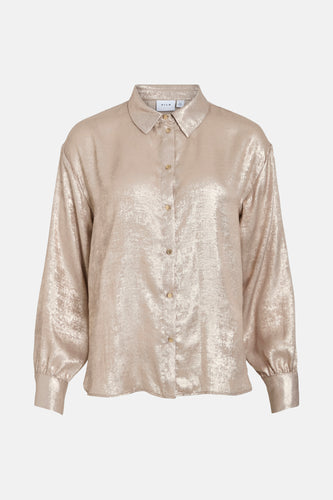 Chemise à manches longues - beige - VILA® - 2