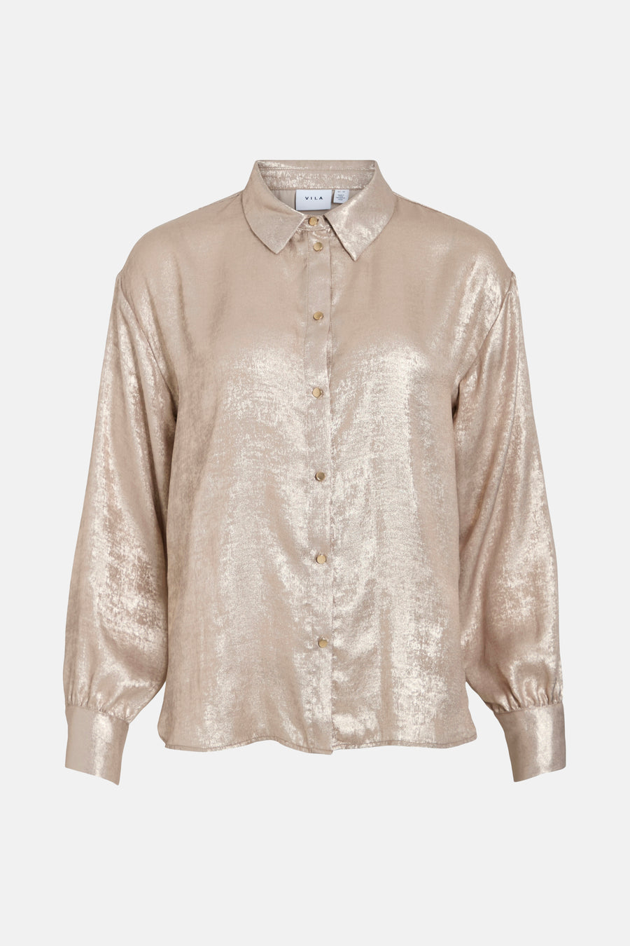 Chemise à manches longues - beige - VILA® - 1