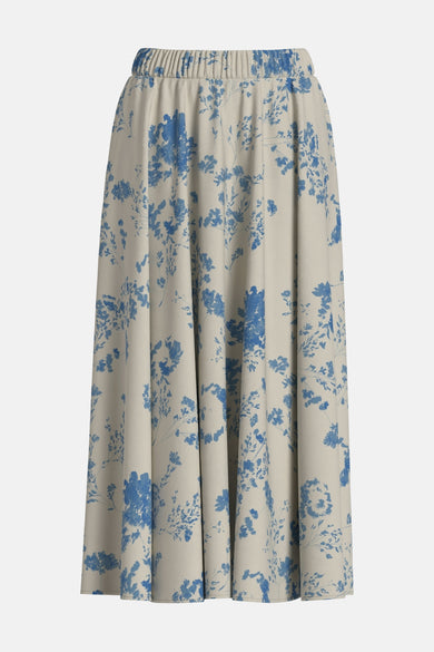 Robe bleue de VILA® avec ce ce taille élastique et un motif floral.