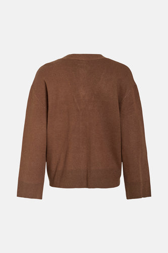 VICASSIE L/S V-NECK KNIT CARDIGAN/LS