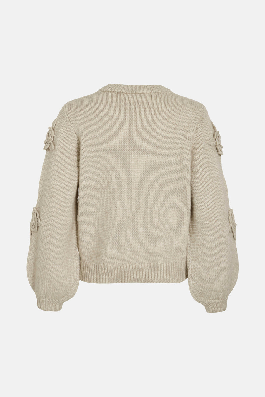 Pull à col rond - beige - VILA®