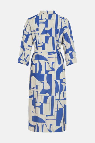 VISASJA S/S MIDI SHIRT DRESS / LC