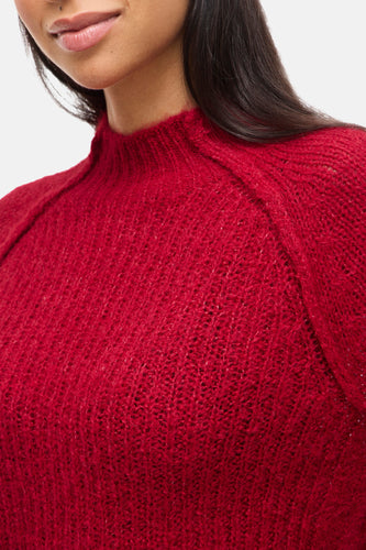 Pull à col rond - rouge - VILA®