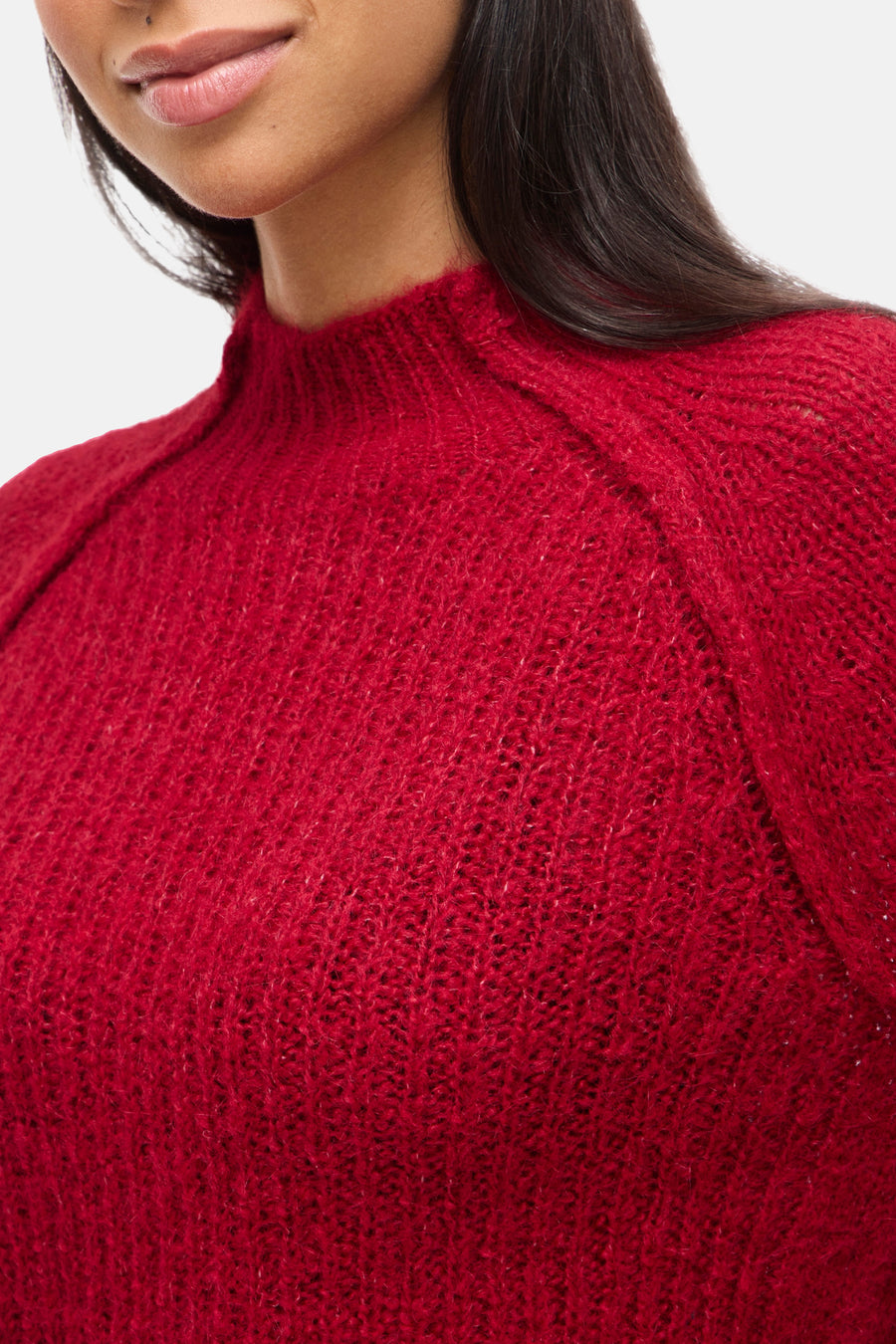 Pull à col rond - rouge - VILA®