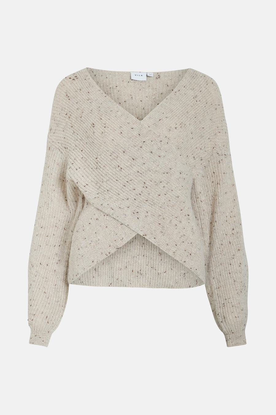 VIMILOU REV L/S GLITTER KNIT TOP