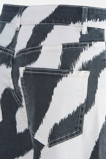 VIFREYA ZEMSA HW WIDE PRINTED JEANS CHIA