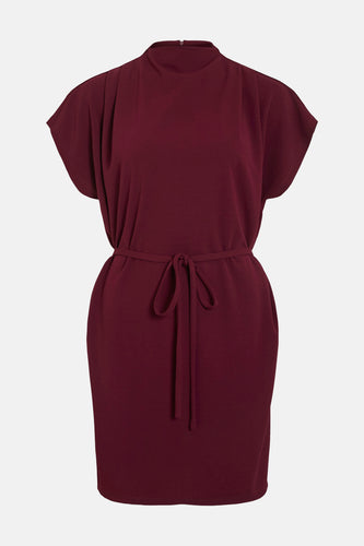 VIMERLANO FUNNELNECK S/S DRESS