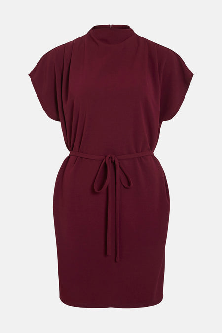 VIMERLANO FUNNELNECK S/S DRESS