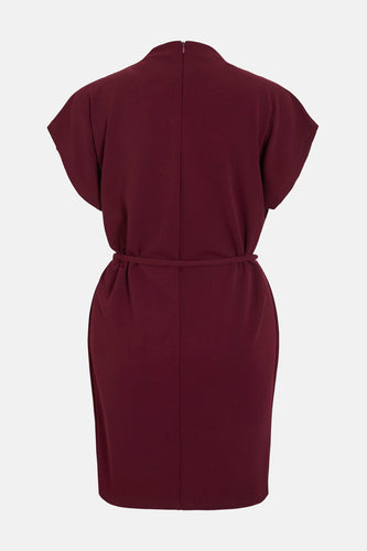 VIMERLANO FUNNELNECK S/S DRESS