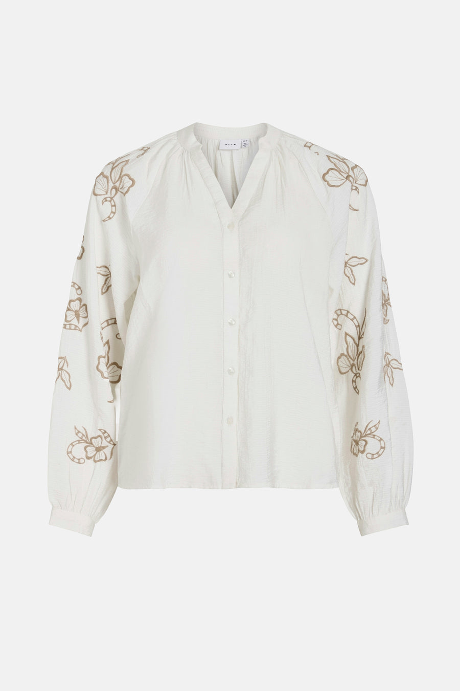 VIBRIA V-NECK L/S TOP/LC