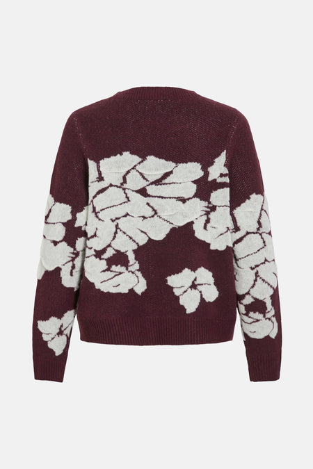 Pull col O mauve - VILA®