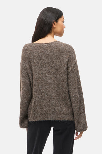 Pull col O brun - VILA®