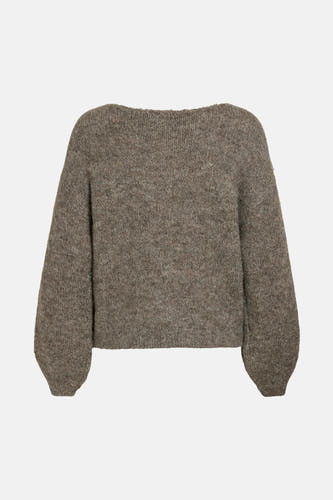 Pull col O brun - VILA®