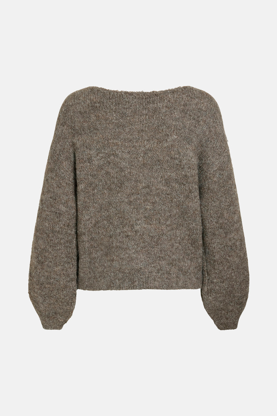 Pull col O brun - VILA®