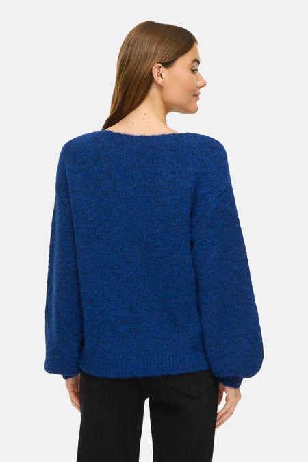 Pull col O - Navy Peony
