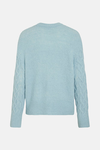 Pull à col rond - bleu - VILA®