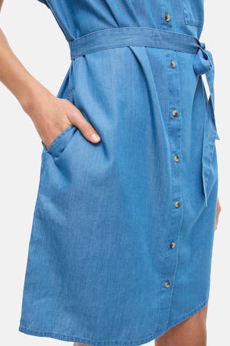 Robes manches courtes mid blue denim - VILA®