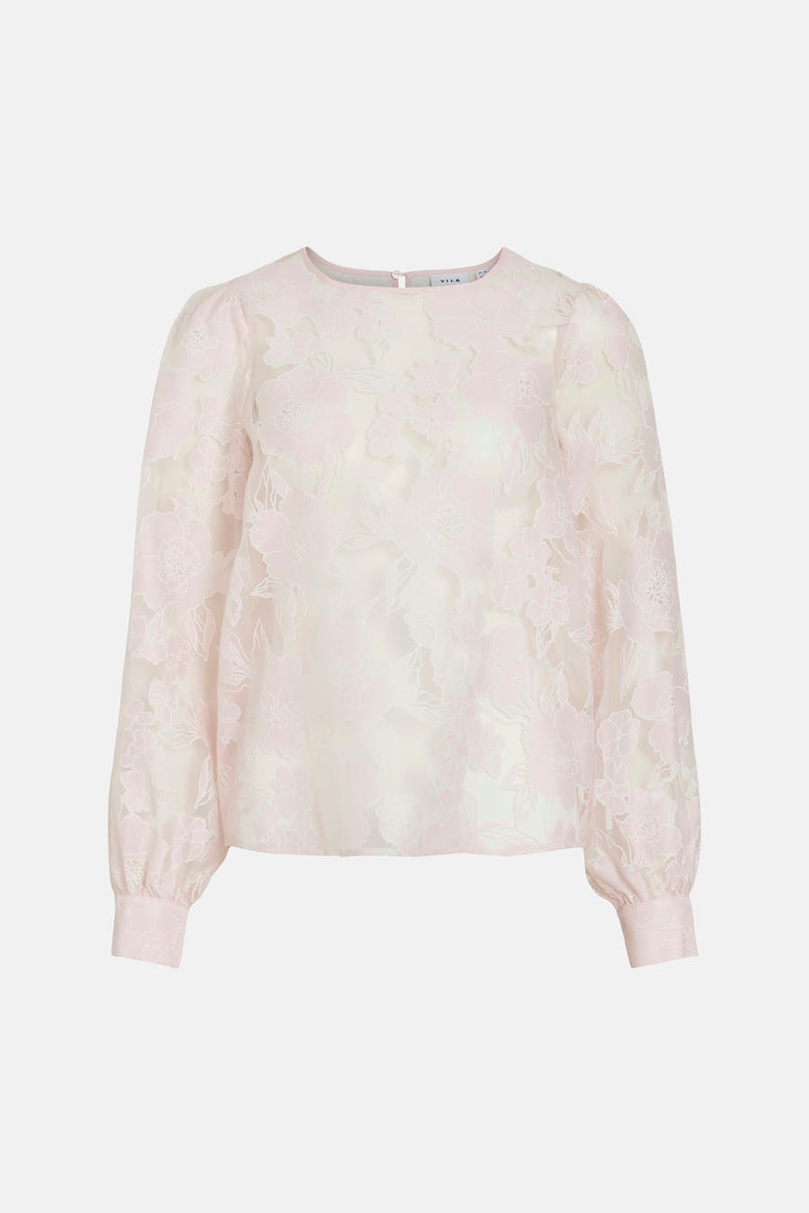 Blouse à manches longues - rose