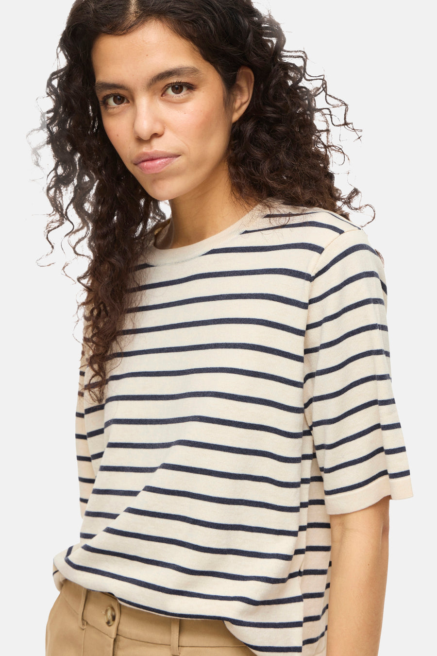 T-shirt à manches courtes - beige