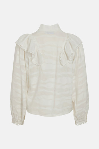 VIHALLI L/S FLOUNCE TOP