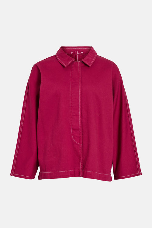 Chemise à manches longues - rose
