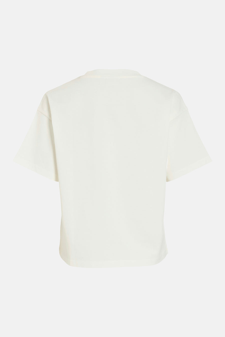 T-shirt blanc VILA®, à manches courtes et au design uni.