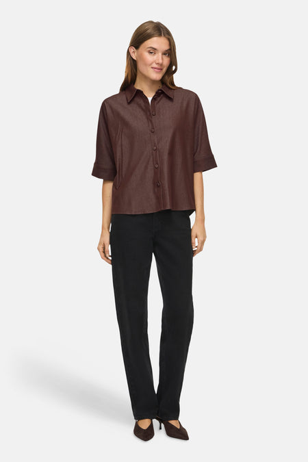 Chemise à manches courtes - Coffee Bean
