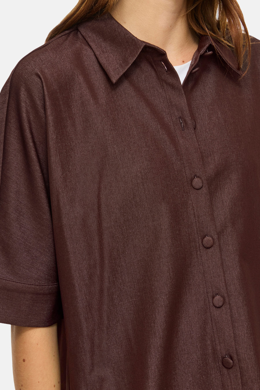 Chemise à manches courtes - Coffee Bean