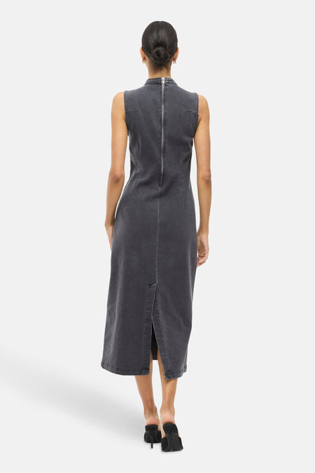 Kleedjes zonder mouwen Mid grey denim - VILA®