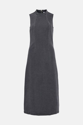 VINONA S/L MIDI DENIM DRESS
