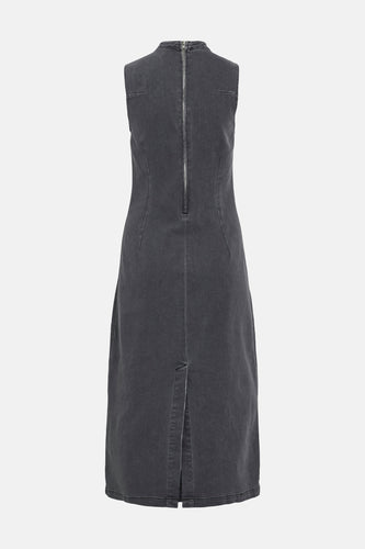 VINONA S/L MIDI DENIM DRESS