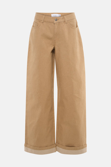 Jeans coloré - beige