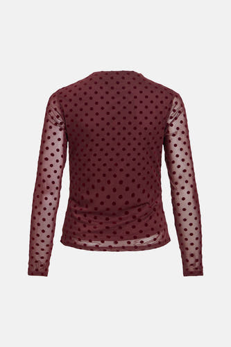 T-shirt (manches longues) rouge - VILA®