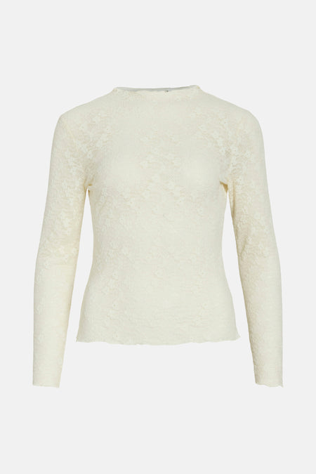 Top uni manche longue beige - VILA®