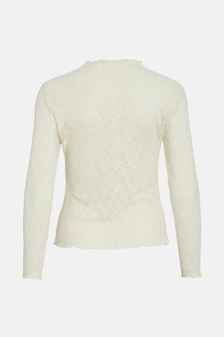 Top uni manche longue beige - VILA®