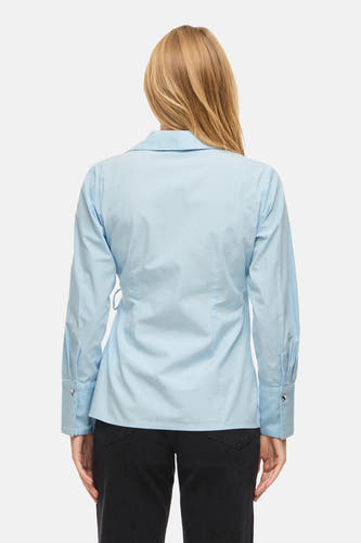 Chemise à manches longues - bleu