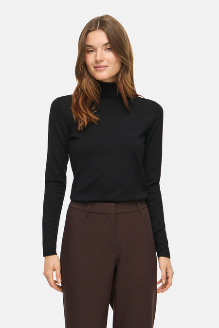 Pull col roulé brun - VILA®