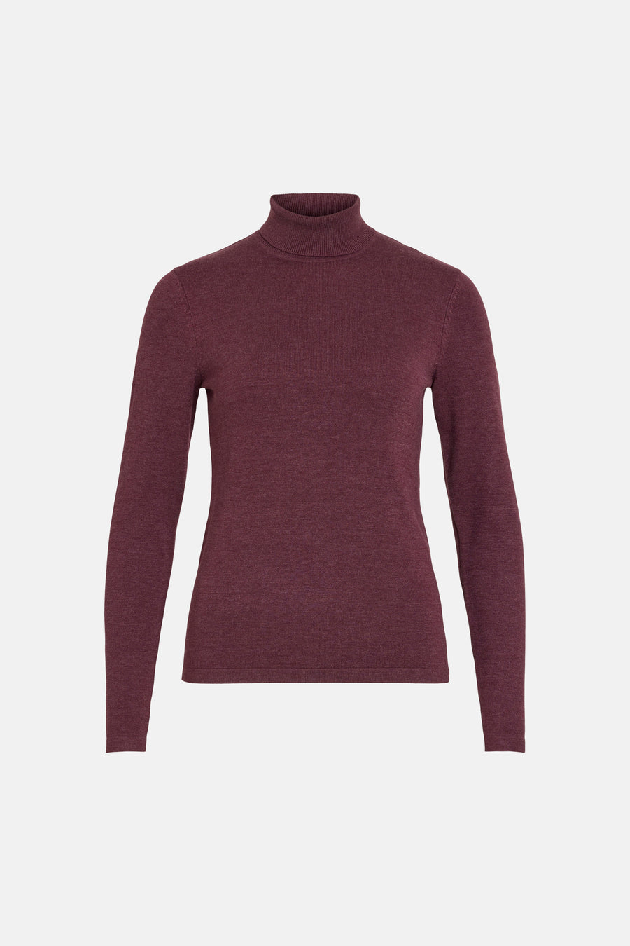 Pull col roulé rouge - VILA®