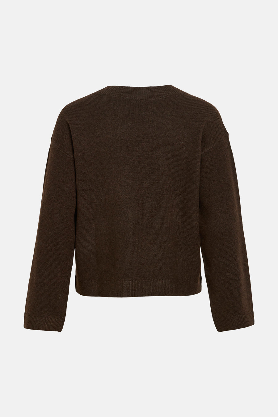 Pull col V - brun