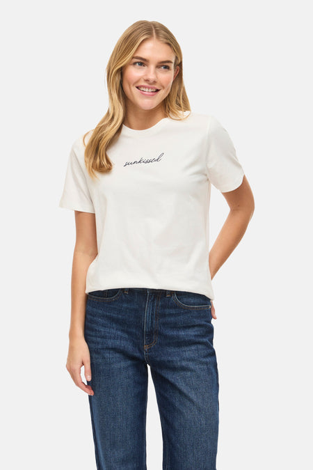 Top uni manche courte blanc - VILA®
