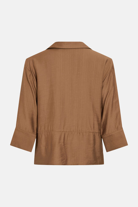 Chemisier 3/4 cognac - VILA®