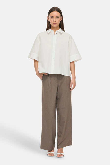 Chemise à manches courtes - blanc