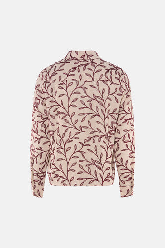 Chemise à manches longues - beige